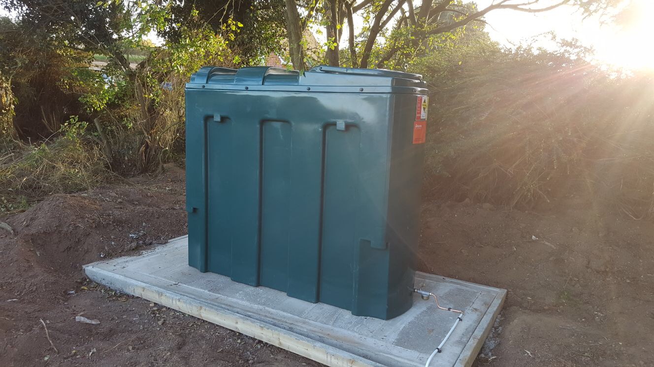 New oil tank install by Havtech