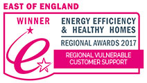 East of England Winner - Energy Efficiency & Healthy Homes Regional Awards 2017: Regional Vulnerable Customer Support